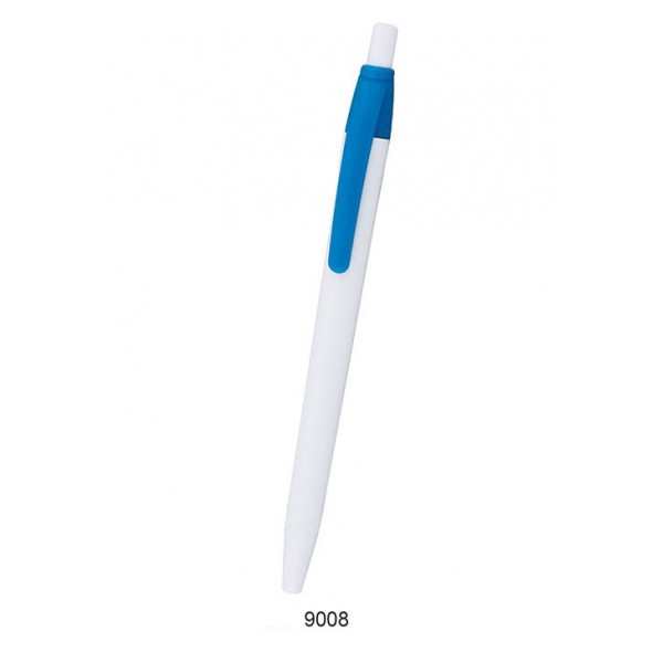 sp plastic pen colour in  white blue